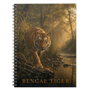 Bengal Tiger Sal Forest ANIMALS Notebook