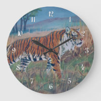 Bengal Tiger Wall Clock