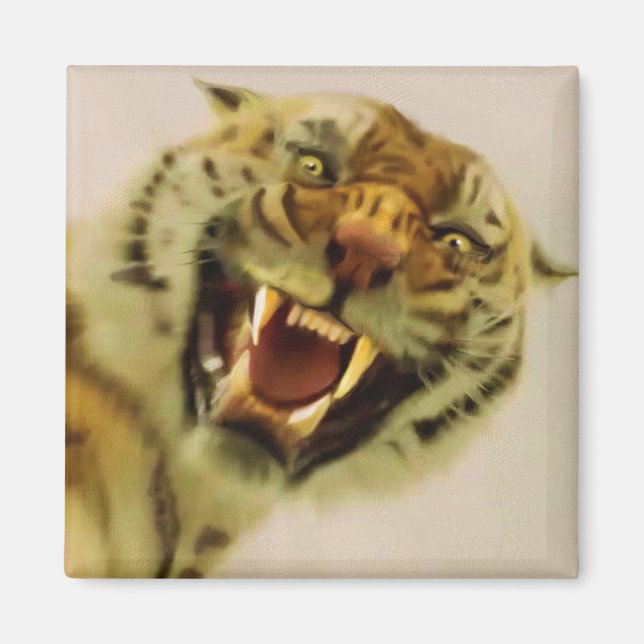 Bengal Tiger Wildlife Big Cat Lover Photo Magnet (Front)