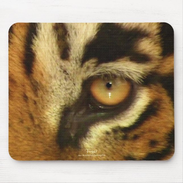 Bengal Tiger's Eye Big Cat Wildlife Mousemat Mouse Pad (Front)