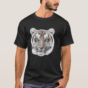 Bengal White Tiger Head T-Shirt