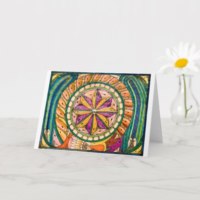 Bengali Firework | Adolf Wolfli | Card (Small Plant)