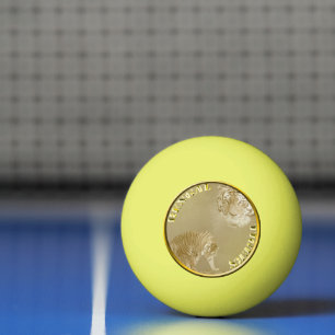 Bengals Tigers Gold Coin, Ping Pong Ball