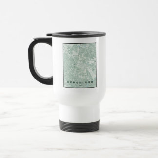 Bengaluru India City Map Minimal Design Travel Mug