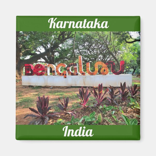 Bengaluru, Karnataka, India Magnet (Front)