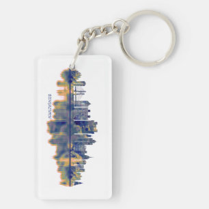 Bengaluru Skyline Keychain