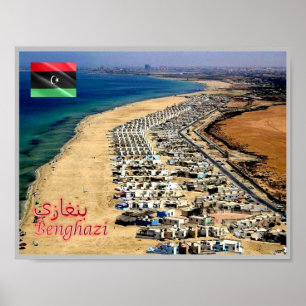 Benghazi - Libya - Beach - Poster
