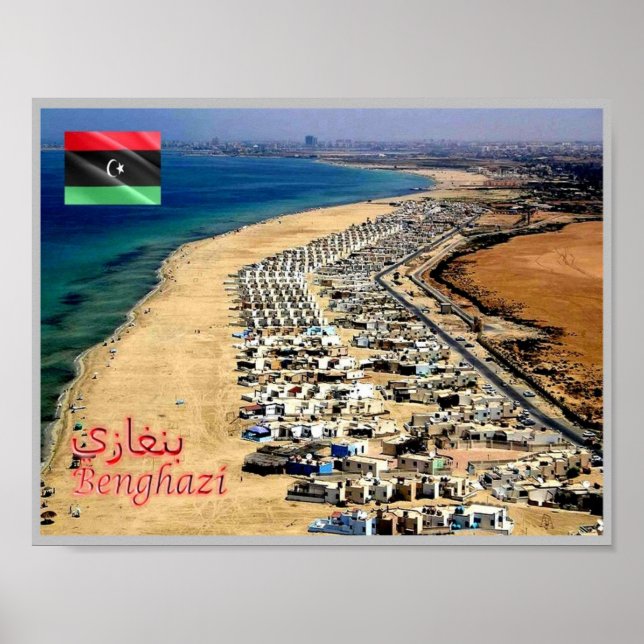 Benghazi - Libya - Beach - Poster (Front)