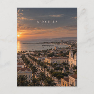 Benguela Cinematic Monochrome City Art Postcard