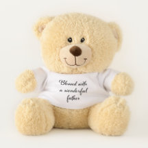 Béni avec un père merveilleux Teddy Bear