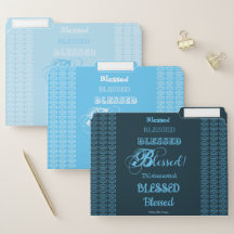 Béni ! Dossiers de fichiers (bleu)