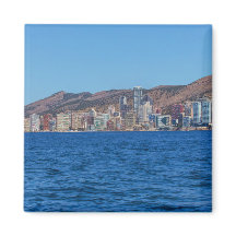 Benidorm, Spain sea and city