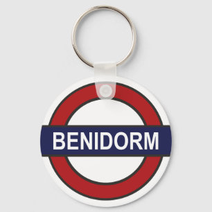 Benidorm Station Underground Keychain