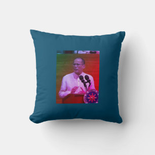 Benigno PNoy Aquino III 15th President Philippines Throw Pillow