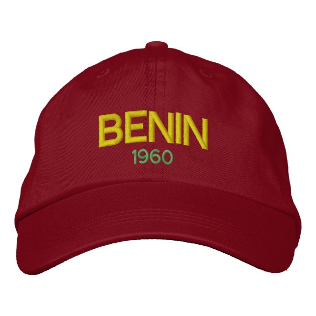 Benin Classic Embriodered Hat (Front)
