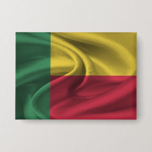 Benin Flag Button