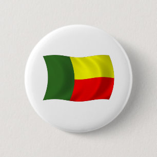 Benin Flag Button
