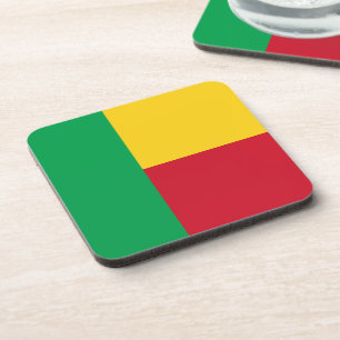Benin flag coaster