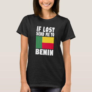 Benin Flag Design  If lost send me to Benin Premiu T-Shirt