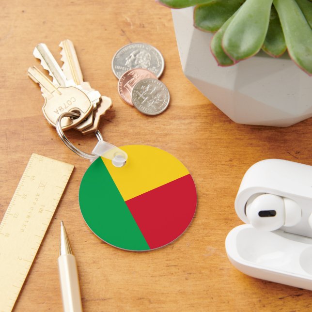 Benin flag keychain (Desk)