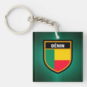 Bénin Flag Keychain