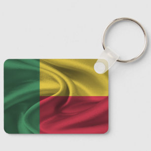 Benin Flag Keychain