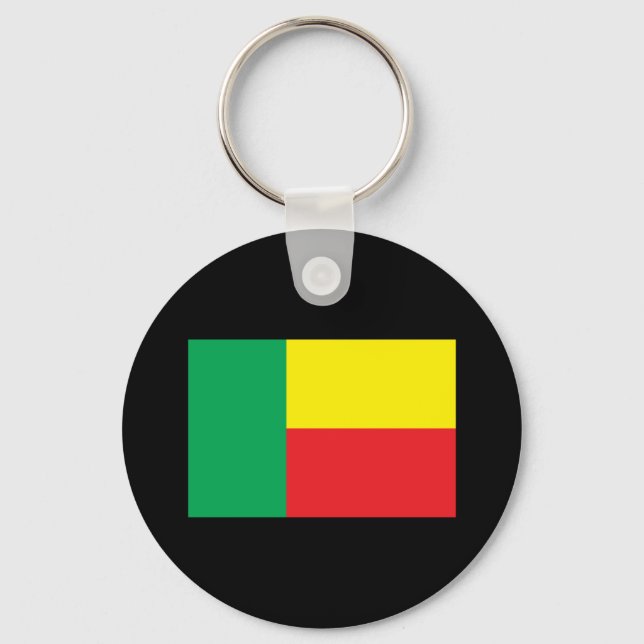 Benin Flag Keychain (Front)