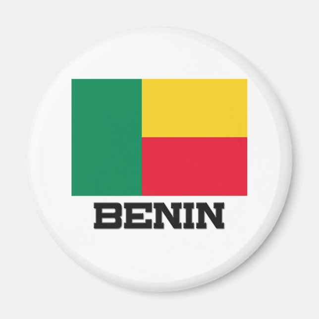 Benin Flag Magnet (Front)