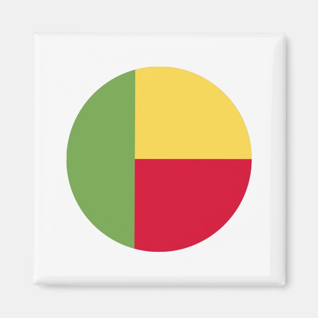 Benin Flag Magnet (Front)