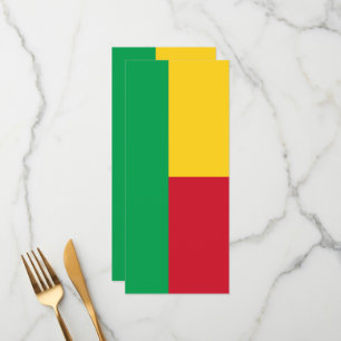 Benin flag menu