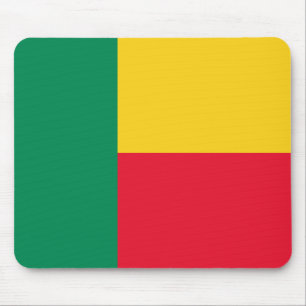 Benin Flag Mouse Pad