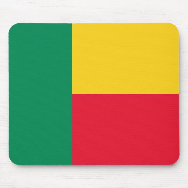 Benin Flag Mouse Pad (Front)