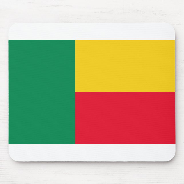 Benin Flag Mouse Pad (Front)