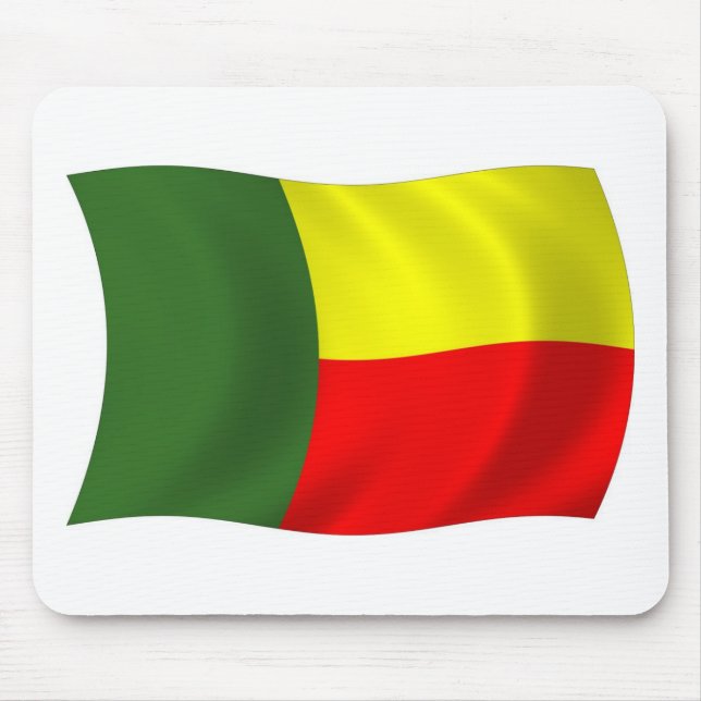 Benin Flag Mousepad (Front)