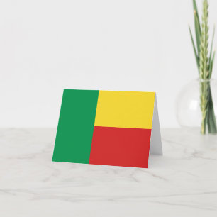 Benin Flag Notecard