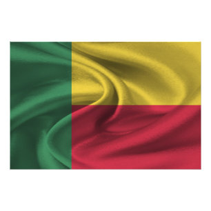 Benin Flag Photo Print