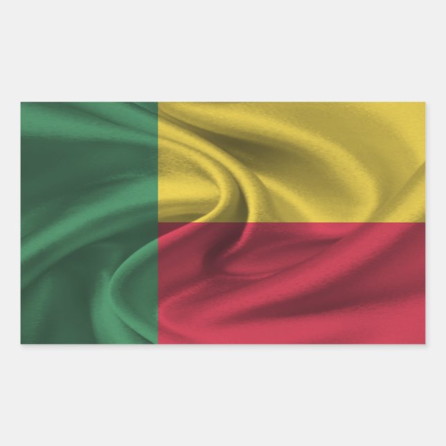 Benin Flag Sticker (Front)