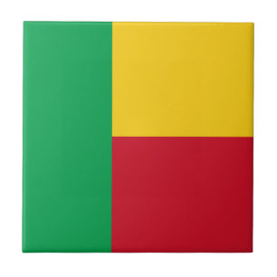 Benin flag tile