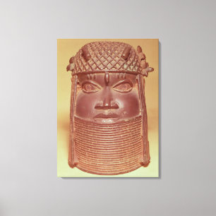 Benin mask canvas print