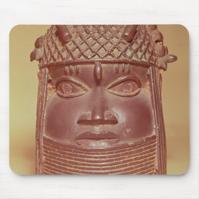 Benin mask mouse pad (Front)