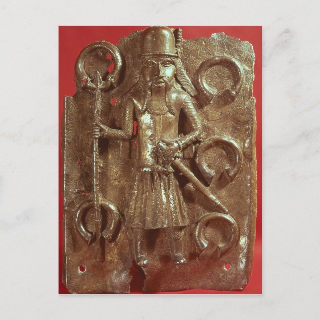 Benin plaque postcard (Front)
