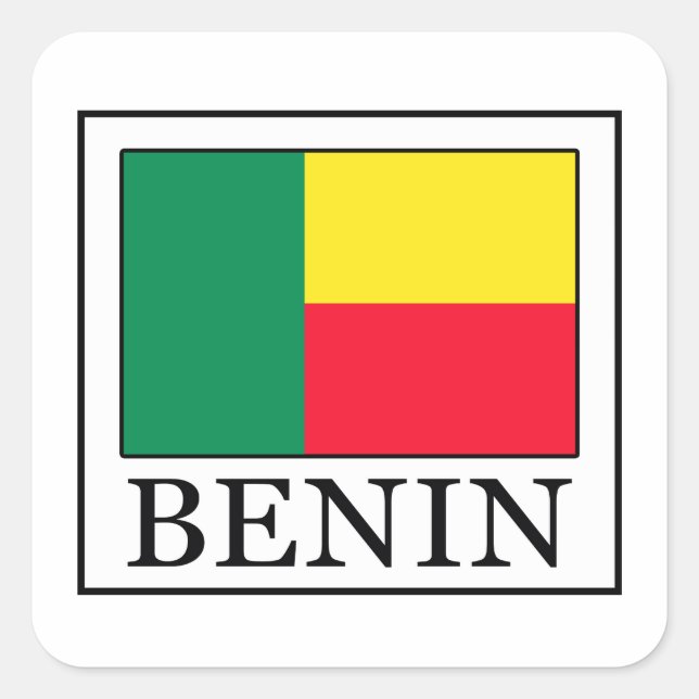 Benin Square Sticker (Front)