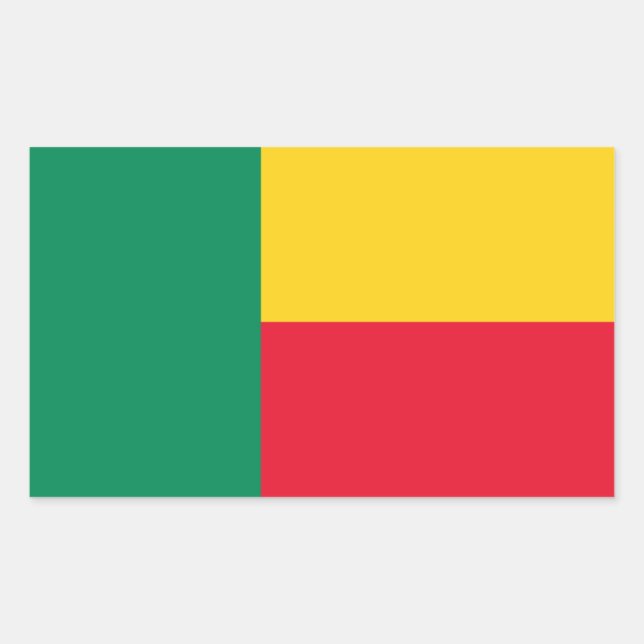 Beninese Flag, Flag of Benin Sticker (Front)