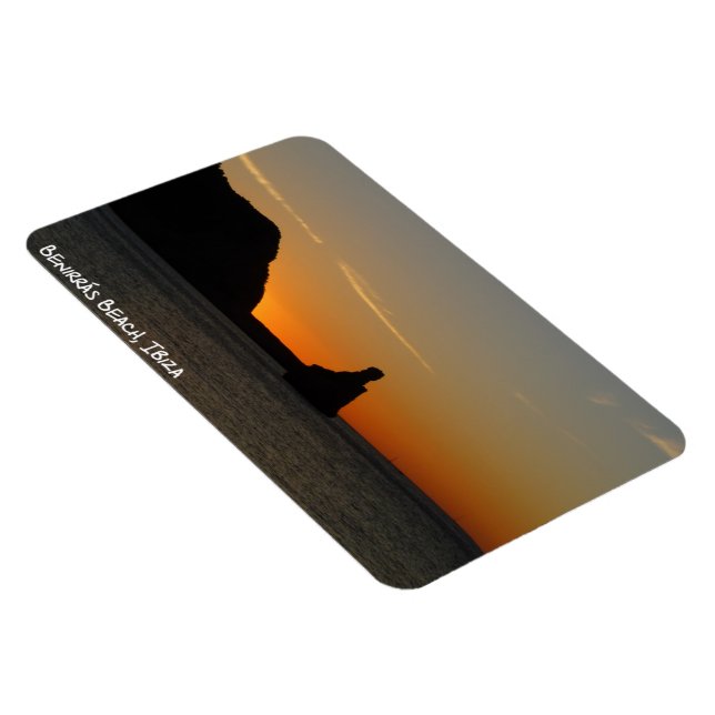 Benirrás Beach Ibiza Sunset Frigo Magnet (Côté Droit)