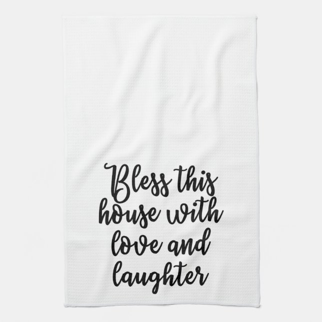 Bénissez cette maison avec la serviette d'amour et (Vertical)