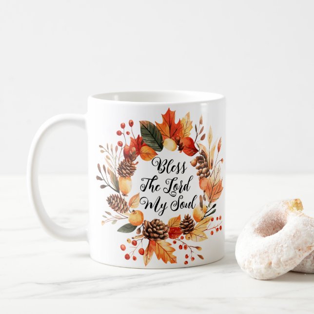 Bénissez Le Seigneur Mug (Avec donut)