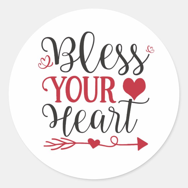 Bénissez votre sticker cardiaque (Devant)