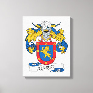 Benitez Family Crest Canvas Print