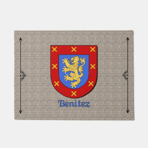 Benitez Historical Shield on Cobblestone Doormat