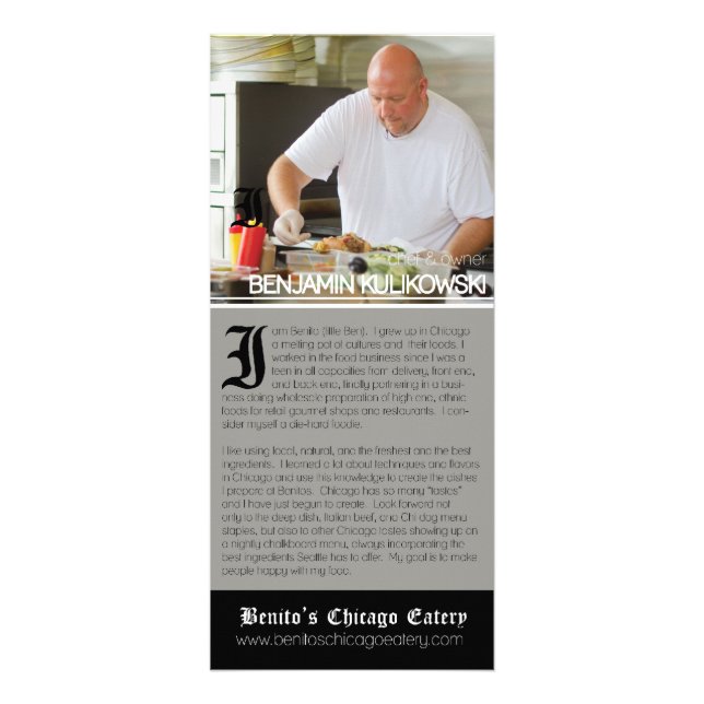 Benito's Intro Card (Front)